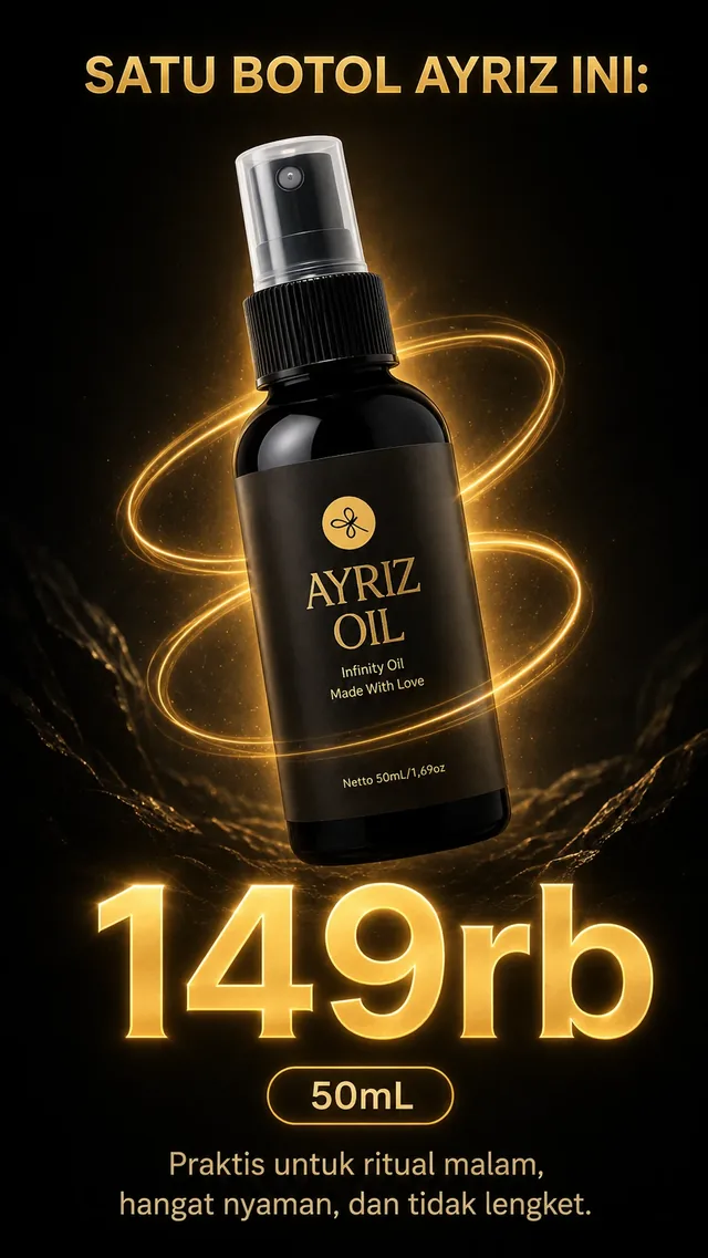 Promo AYRIZ Oil 149 ribu 50mL